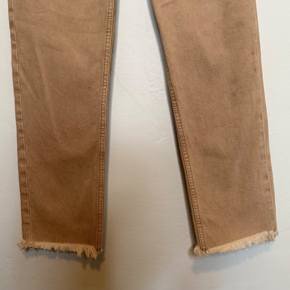 RE/DONE Original 70s Stove Pipe in Washed Khaki - Picture 5 of 9